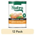 thumbnail image 1 of (12 pack) Nutro Natural Choice Premium Loaf Chicken Recipe Adult Wet Dog Food 12.5 oz Can Pack of 12, 1 of 14