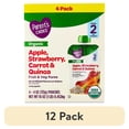 thumbnail image 1 of (12 pack) Parent's Choice Organic Stage 2 Baby Food Apple, Strawberry, Carrot & Quinoa, 4 oz Pouches, 4 Pack, 1 of 10
