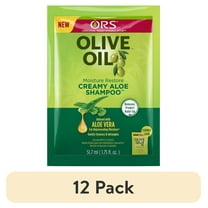 (12 pack) ORS Olive Oil Moisturizing Creamy Aloe Shampoo Pocket For All Hair Types - Unisex (1.70 oz)