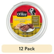 12 pack Ol Roy Grilled Grain-Free Chicken Flavor Wet Dog Food, 3.5 oz Cup