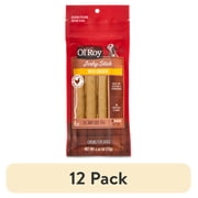 (12 pack) Ol' Roy Jerky Stick with Chicken, 2.52 oz, 4 Count
