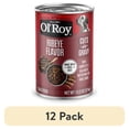 thumbnail image 1 of (12 pack) Ol' Roy Ribeye Flavor Cuts in Gravy Wet Dog Food, 13.2 oz Can, 1 of 14