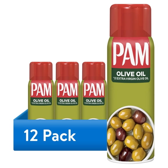 (12 pack) PAM Non-Stick Olive Oil Cooking Spray, 7 oz.