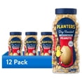 thumbnail image 1 of (12 pack) PLANTERS Lightly Salted Dry Roasted Peanuts, Party Snacks, Plant Based Protein, 16 oz Jar, 1 of 18