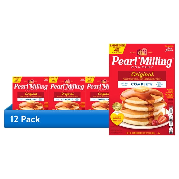 (12 pack) Pearl Milling Company Complete Pancake Mix, 32oz (Packaging May Vary)