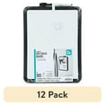 thumbnail image 1 of (12 pack) Pen+Gear Magnetic Dry Erase Board with Plastic Black Frame,  Assembled Product Dimension 8.5" x 11" x 0.6", 1 of 6