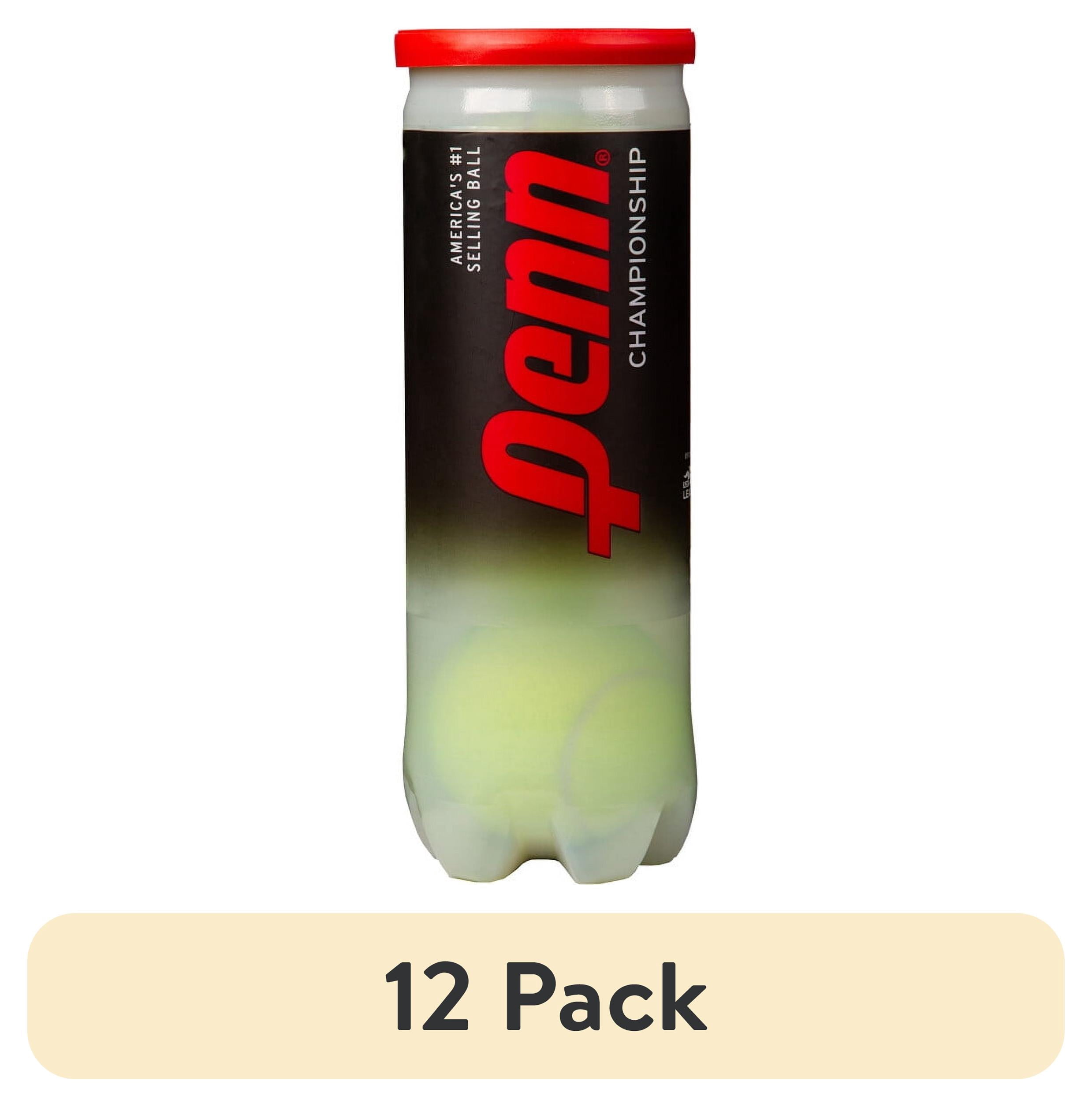 (12 pack) Penn Championship Regular Duty Tennis Balls (1 can, 3 balls)