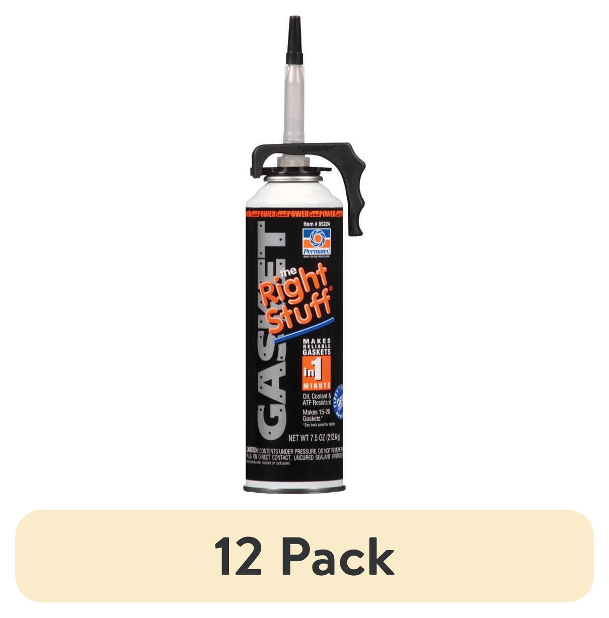 (12 pack) Permatex 85224, Multi, Black Gasket Maker Industrial Sealant, 7.5 oz