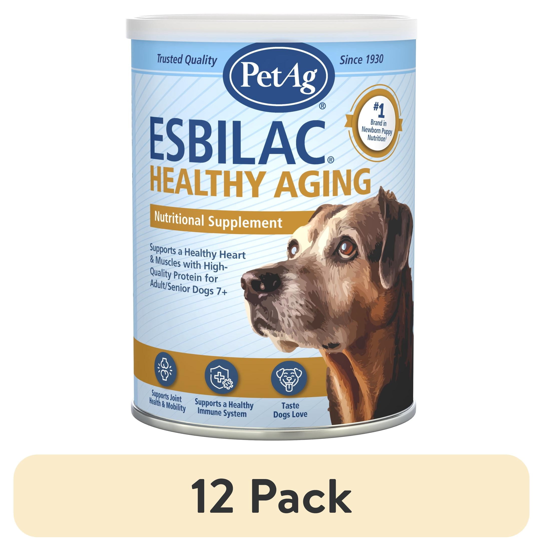 (12 pack) PetAg Esbilac Healthy Aging - 14 oz