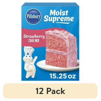 Betty Crocker Strawberry Cake Mix, Super Moist, 15.25 oz