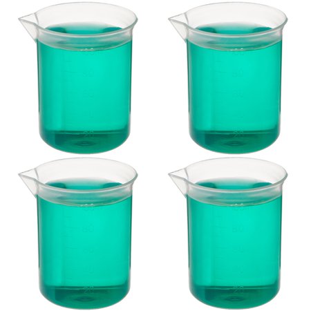 12-pack Plastic Beakers, 100mL