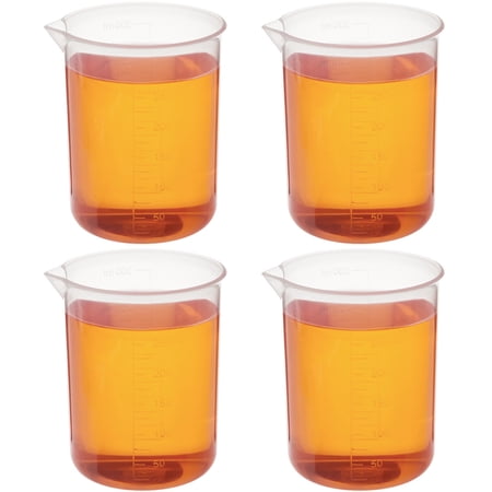 12-pack Plastic Beakers, 250mL