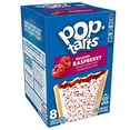 thumbnail image 1 of (12 pack) Pop-Tarts Frosted Raspberry Toaster Pastries, Breakfast Foods, Shelf-Stable, 13.5 oz (8 Count), 1 of 13