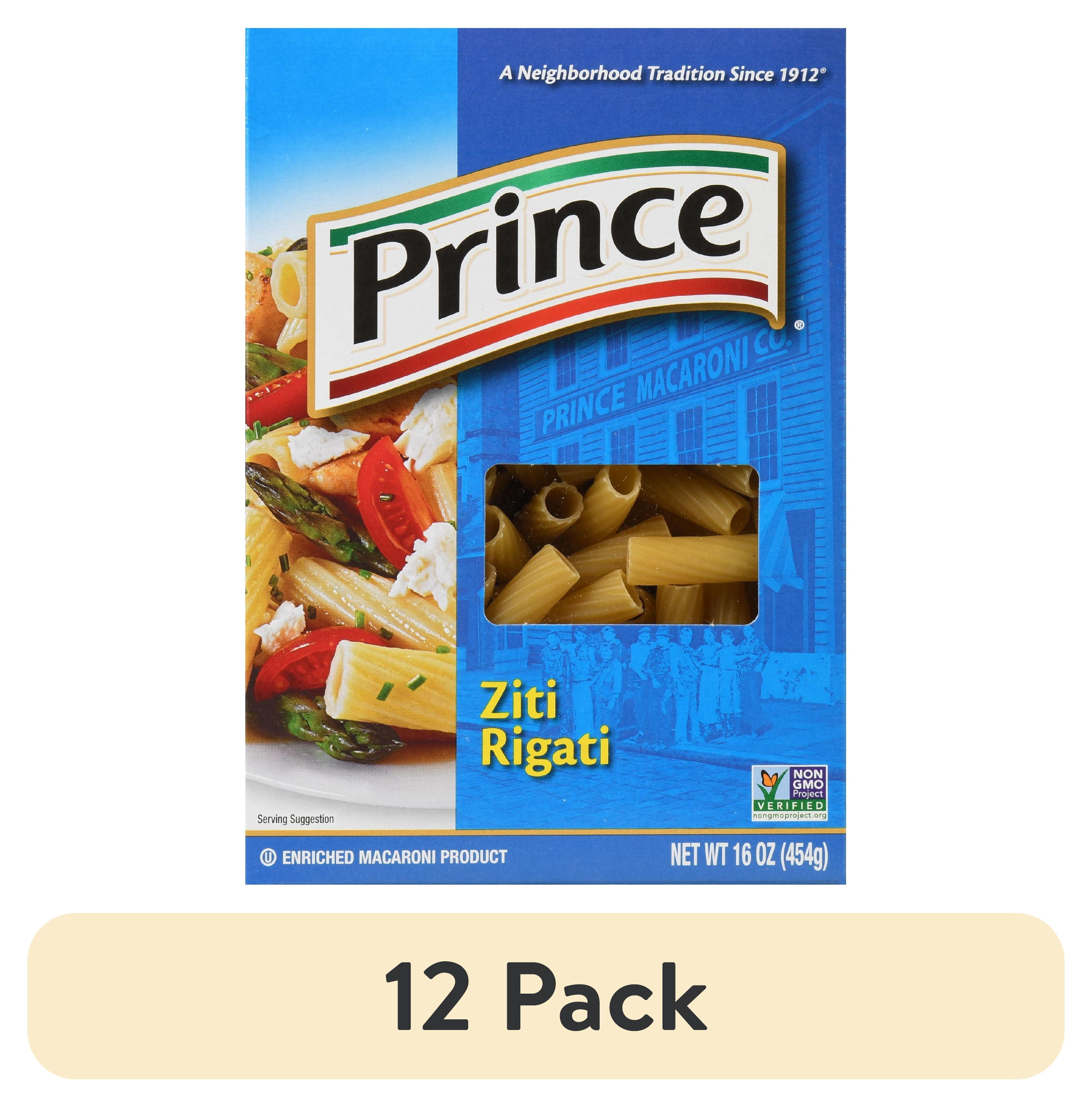 (12 pack) Prince Ziti Rigati Pasta, 16-Ounce Box