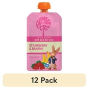 12 pack Pumpkin Tree Peter Rabbit Organics Strawberry and Banana Organic Fruit Snack, 4 oz