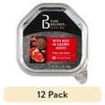 thumbnail image 1 of (12 pack) Pure Balance Grain Free With Beef in Savory Juices Wet Dog Food, 3.5 oz, 1 of 6