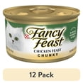 thumbnail image 1 of (12 pack) Purina Fancy Feast Chunky Kitten Food, Wet Cat Food, Chicken Feast, 3 oz Can, 1 of 10