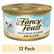 (12 pack) Purina Fancy Feast Grilled Kitten Food, Wet Cat Food, Tuna Feast in Gravy, 3 oz Can