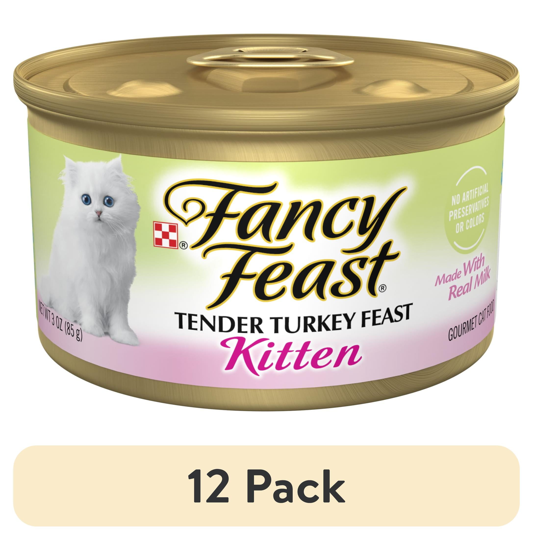 Fancy Feast Kitten Classic Pate Wet Food, Grain Free, Turkey