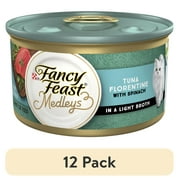 Purina Fancy Feast Medleys Wet Cat Food, Tuna Florentine with Spinach, 3 oz Can