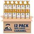 thumbnail image 1 of (12 pack) Quaker Gluten-Free Caramel Rice Cakes, 6.5 oz, 1 of 7