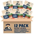 thumbnail image 1 of (12 pack) Quaker Instant Oatmeal, Variety, 12.1 oz, 8 Count, 1 of 8