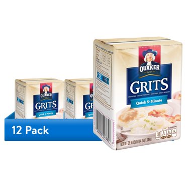 Quaker - Instant Grits - Original - 12 x 28g Packets - Best Before it's Gone Ltd Quaker - Instant Grits - Original - 12 x 28g Packets - Best Before it's Gone Ltd