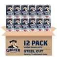 thumbnail image 1 of (12 pack) Quaker Steel Cut Hearty Traditional Oats 30 oz (12 pack), 1 of 9