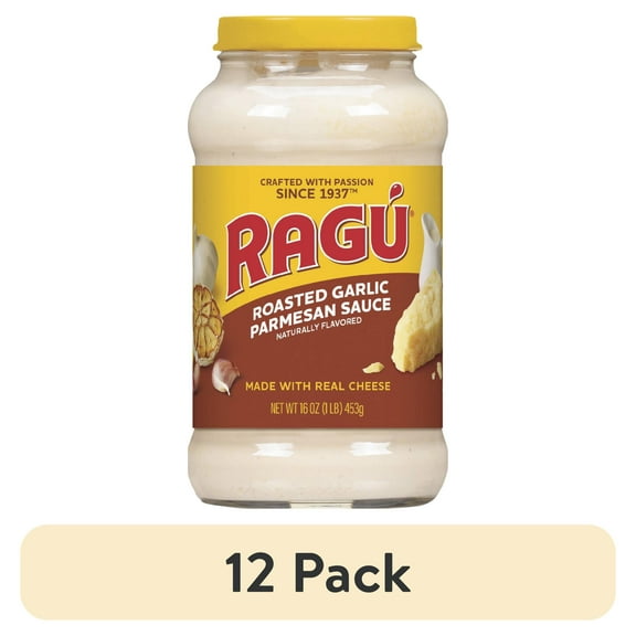 RAGU Roasted Garlic Parmesan Alfredo Pasta Sauce, 16 oz