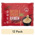 thumbnail image 1 of (12 pack) Ramen Express Hotter and Spicier Chili Ramen Noodles, Vegan, Halal, Kosher, 3 oz Pouch, 1 of 16