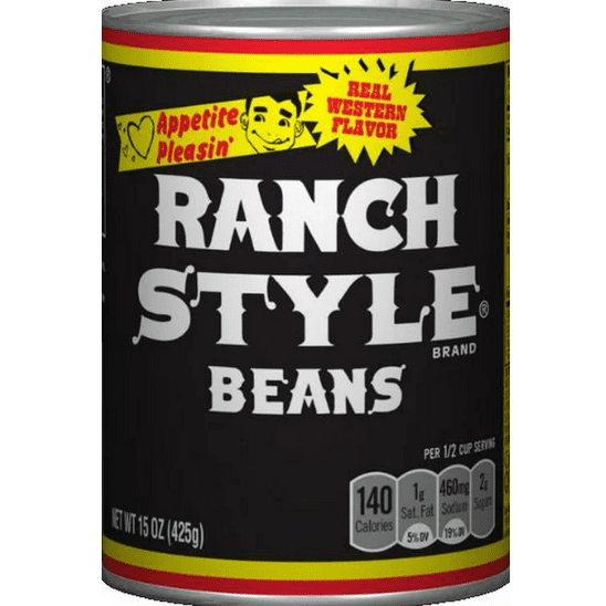 (12 pack) Ranch Style Canned Pinto Beans, Real Western Flavor, 15 oz