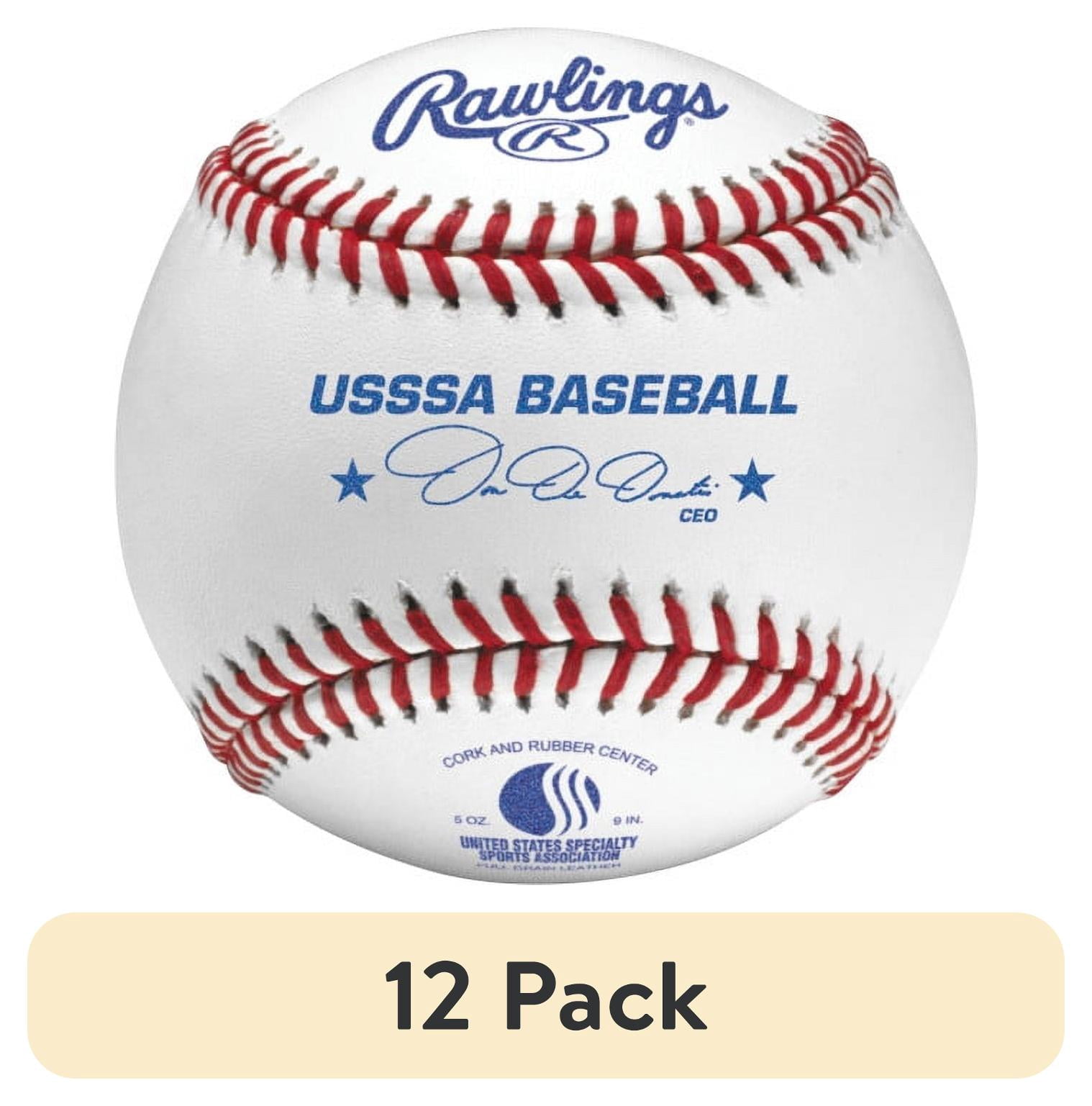 (12 pack) Rawlings | Official USSSA ROLB1 Competition Grade Baseball | USSSA | 1 Count