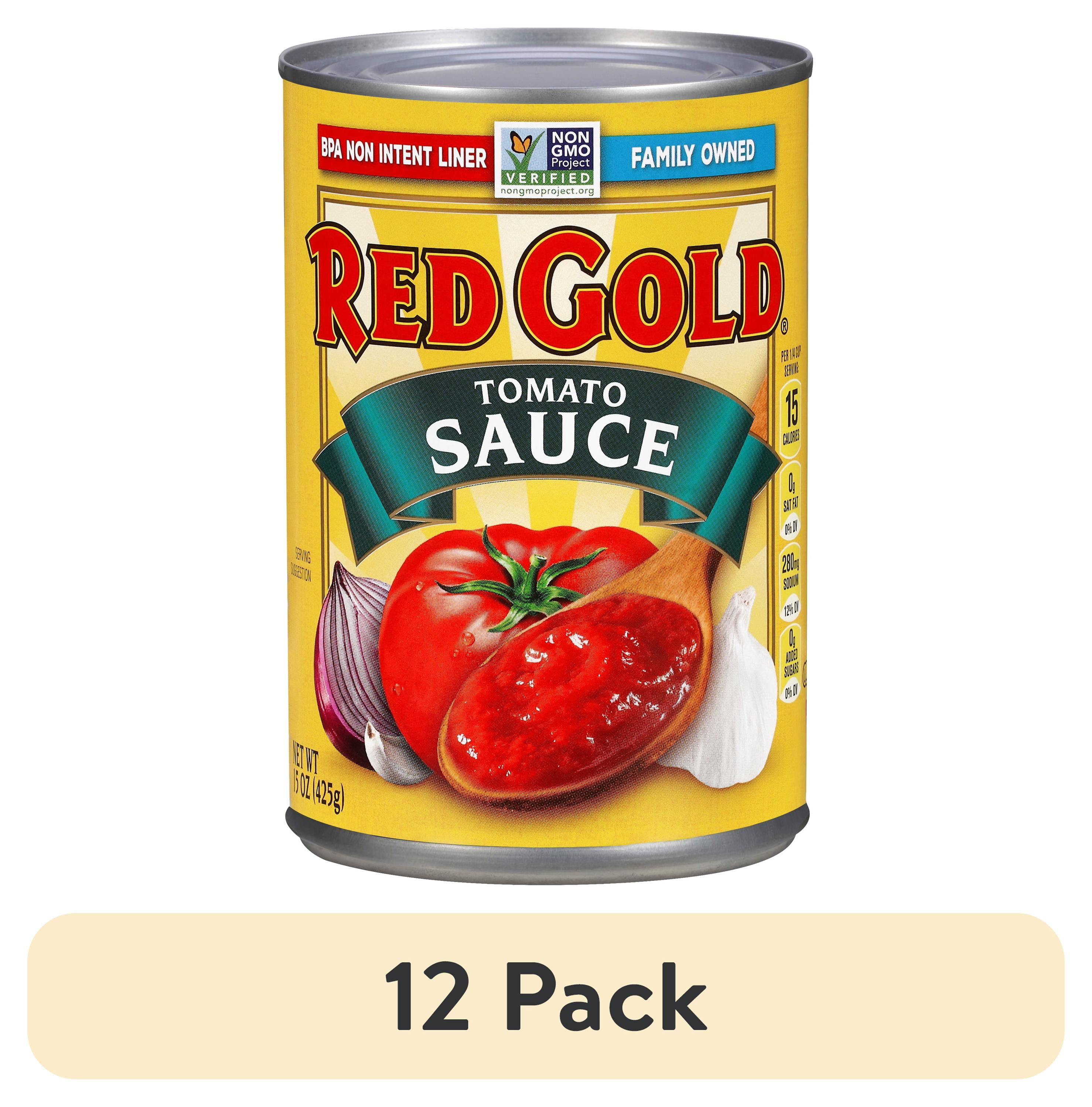 (12 pack) Red Gold Tomato Sauce, 15 oz Can