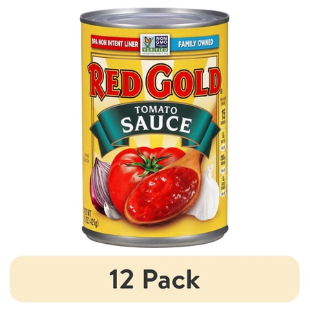(12 pack) Red Gold Tomato Sauce, 15 oz Can