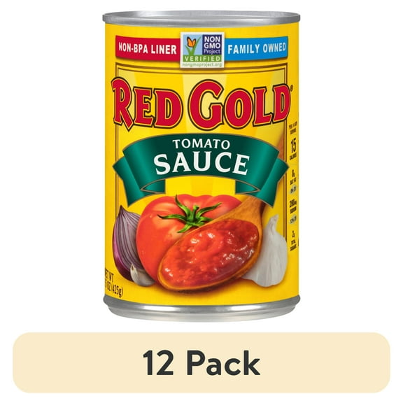 (12 pack) Red Gold Tomato Sauce, 15 oz Can