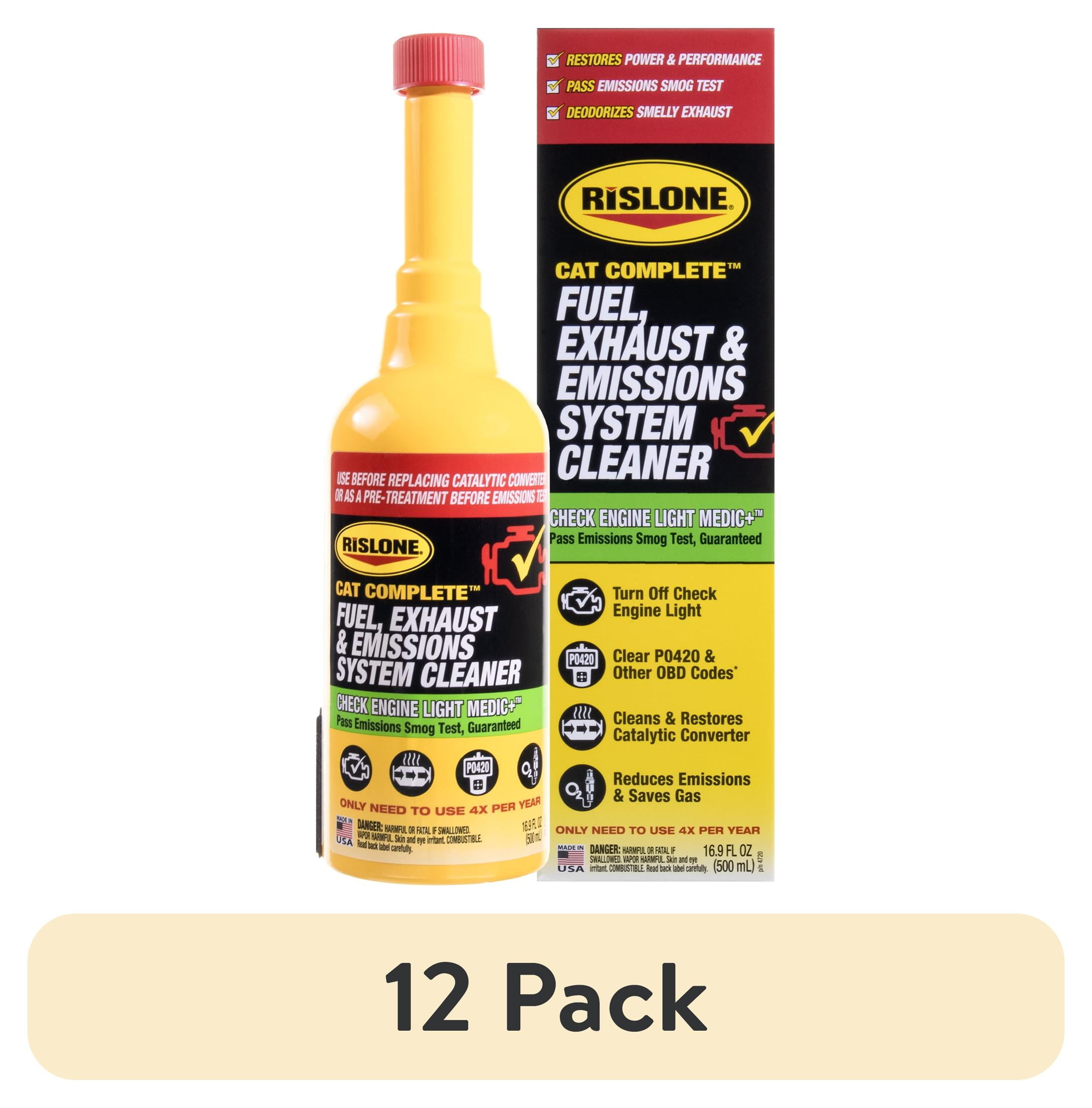 12 pack) Rislone 4720 Cat Complete Fuel, Exhaust & Emissions