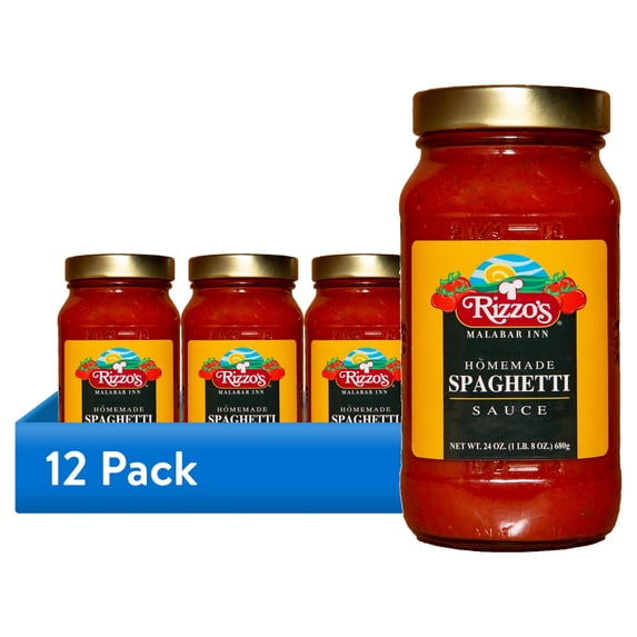 (12 pack) Rizzo's Malabar Inn Homemade Traditional Spaghetti Sauce, 24 oz