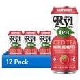 thumbnail image 1 of (12 pack) Ryl Iced Tea Raspberry, Zero Sugar Black Tea, Antioxidant Superblend, 16 fl oz Ready-to-Drink Can, No Artificial Sweeteners, 1 of 9