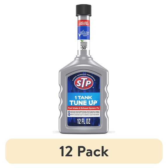 (12 pack) STP 1 Tank Tune Up Fuel Additive – 12 Fl Oz