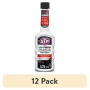 12 pack STP High Mileage Fuel Injector Cleaner and Carburetor Cleaner - 5.25 fl oz Bottle