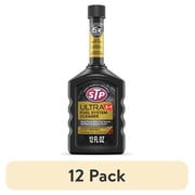 12 pack STP Ultra 5-in-1 Fuel System Cleaner Gas Additive, 12 fl oz