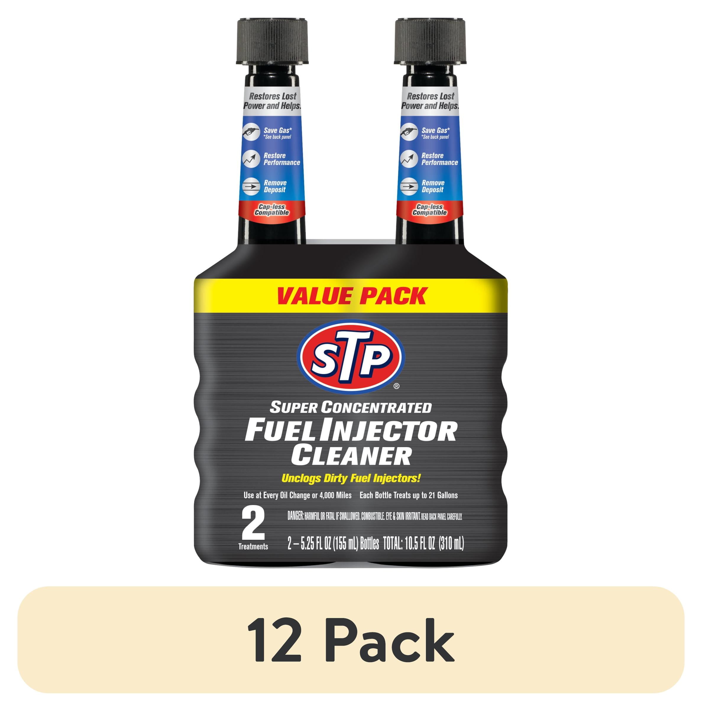 STP Super Concentrated Fuel Injector Cleaner 5.25 fl oz 2 Count