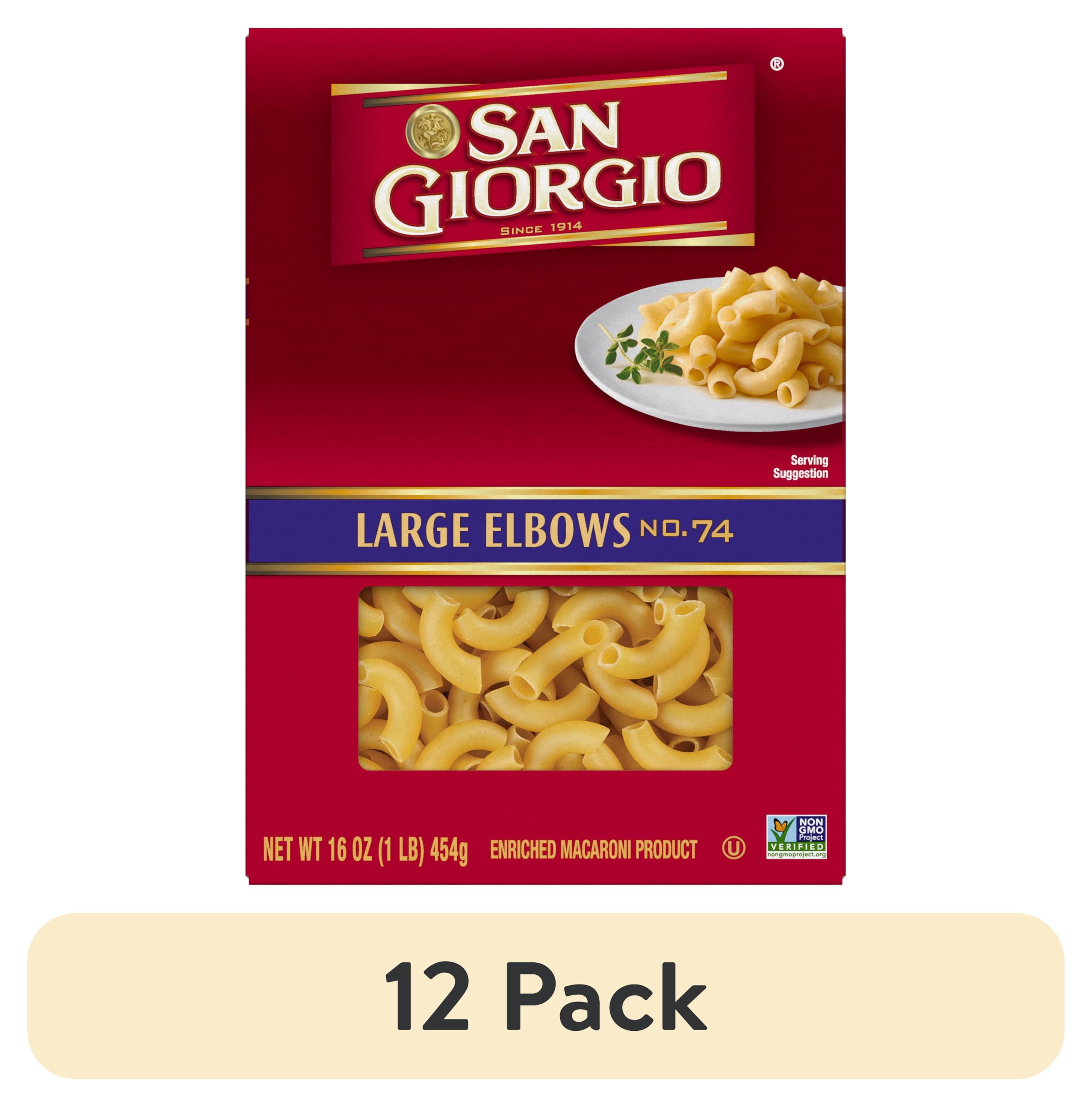 (12 pack) San Giorgio Large Elbows, 16-Ounce Box