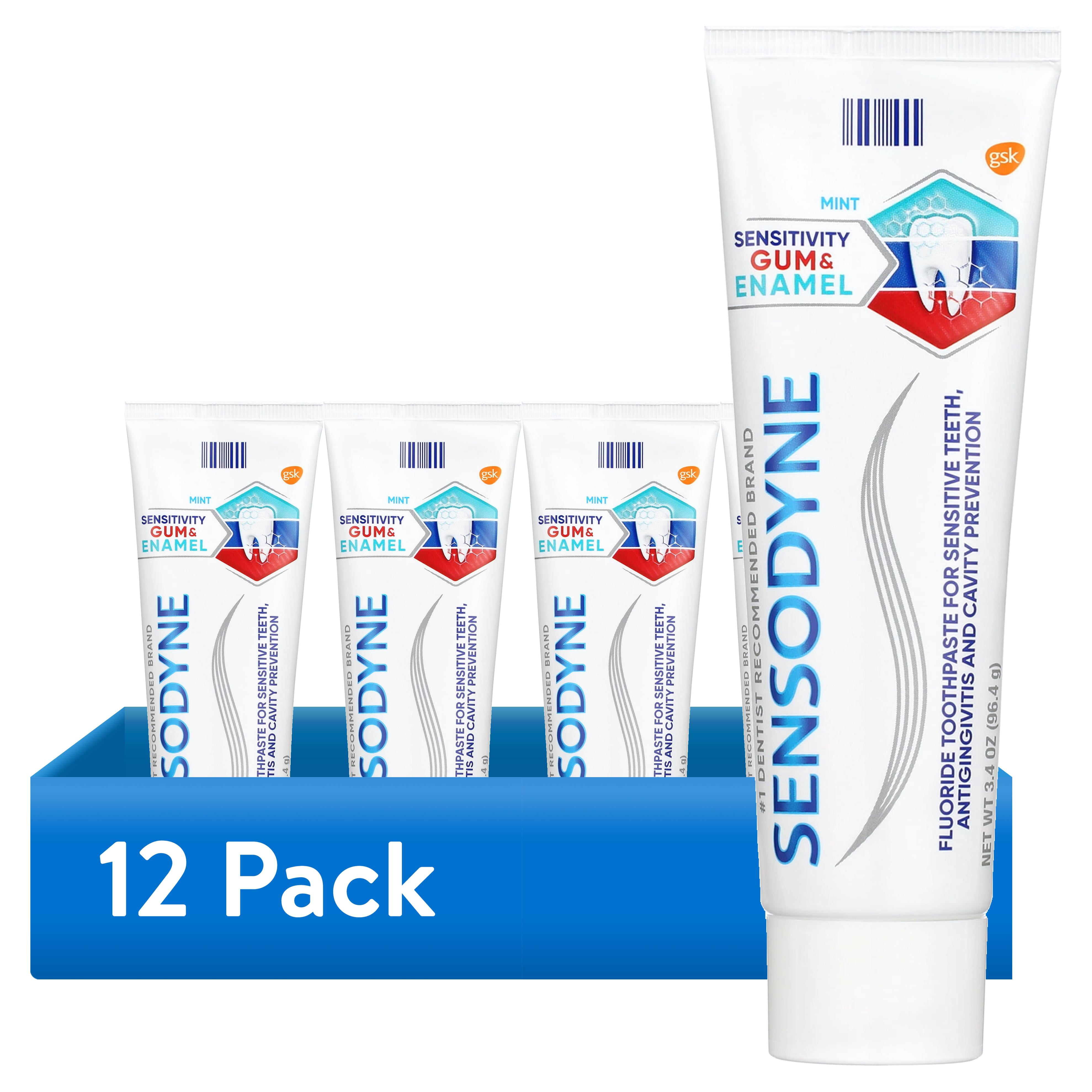 12 Pack Sensodyne Enamel Fluoride Gum Sensitive Toothpaste Mint 12-pack-sensodyne-enamel-fluoride-gum-sensitive-toothpaste-mint