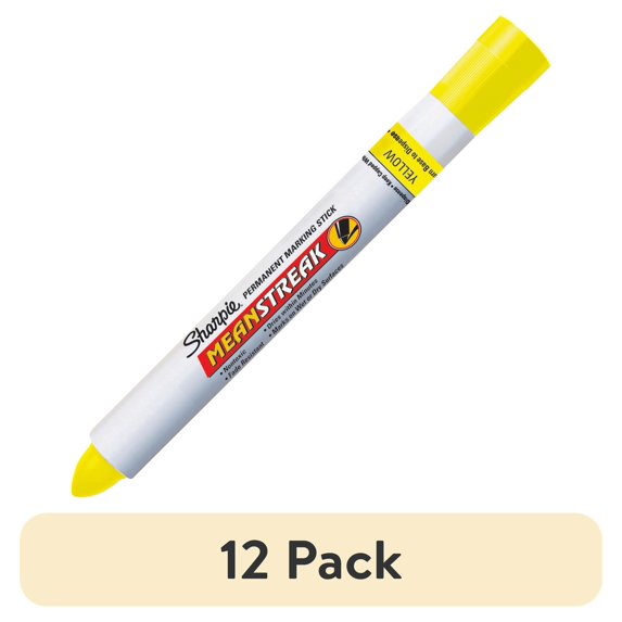 (12 pack) Sharpie, SAN85005, Mean Streak Permanent Marking Sticks, 1 Each