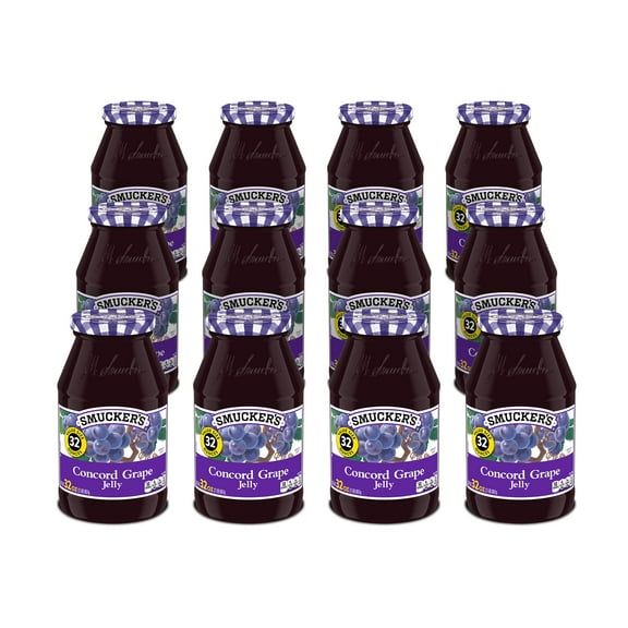 (12 pack) Smucker's Concord Grape Jelly, 32 oz
