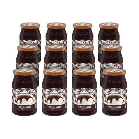 (12 pack) Smucker's Hot Fudge Topping, 11.75 oz