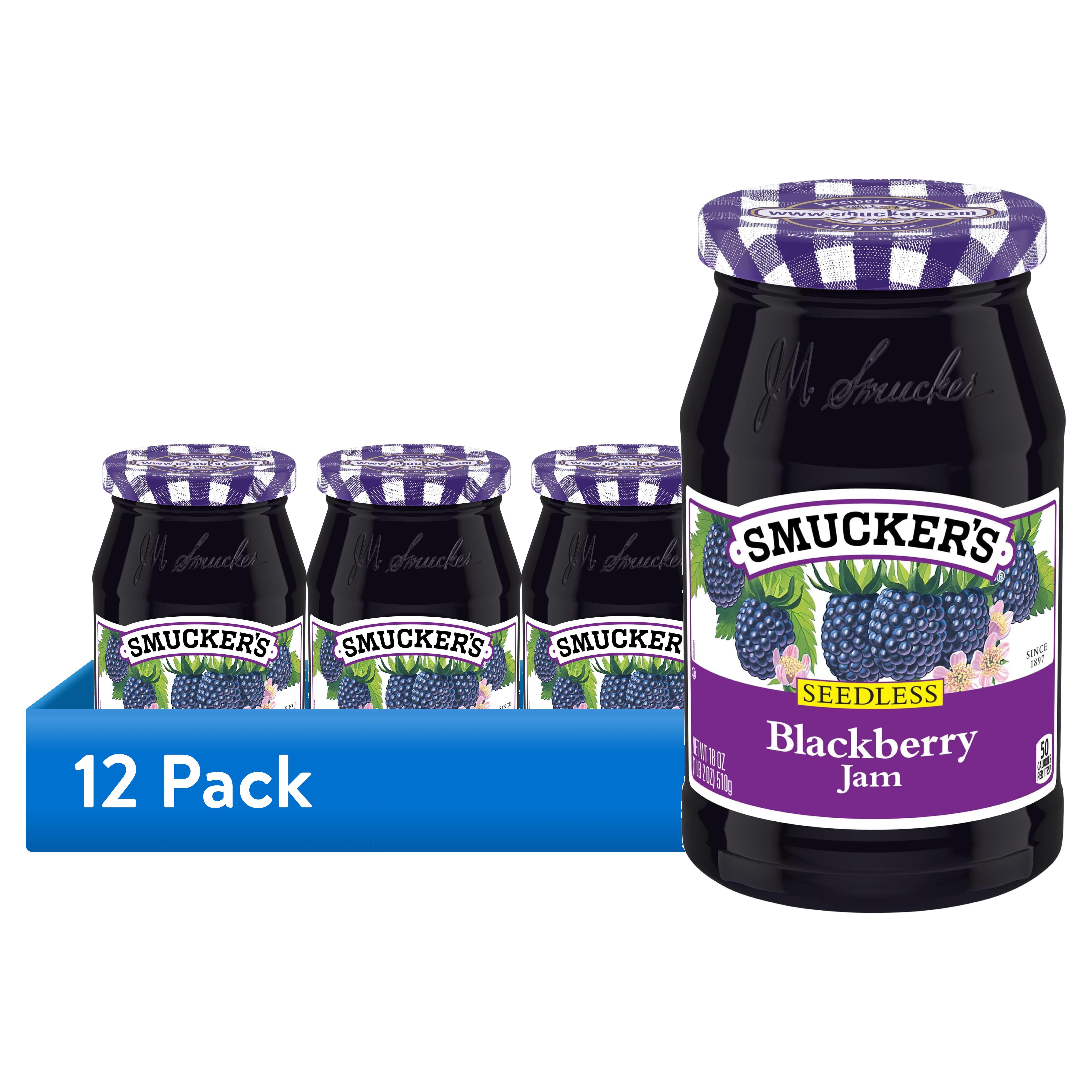 Smucker's Groceries: Seedless Blackberry Jam in Jar, 18