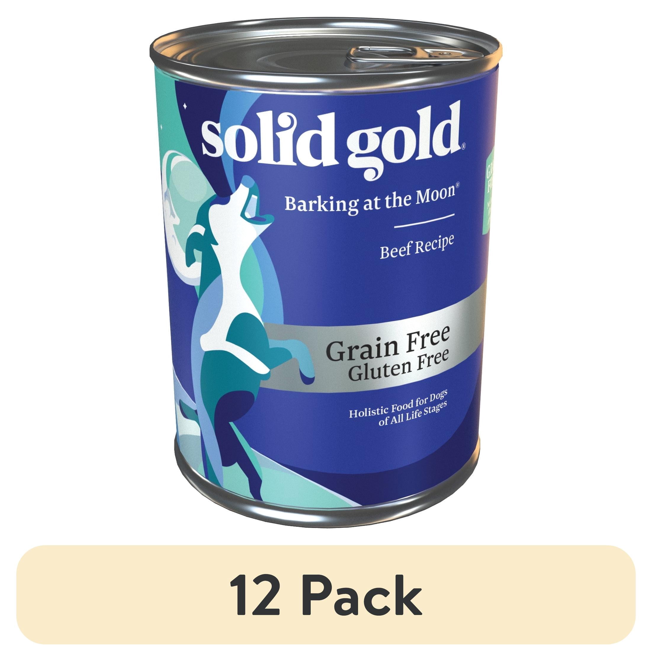 (12 pack) Solid Gold Barking at the Moon Wet Dog Food 13.2 oz can