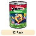 thumbnail image 1 of (12 pack) SpaghettiOs Football Shaped Canned Pasta with Meatballs, 15.6 oz Can, 1 of 10